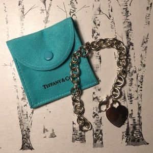 Tiffany & Co. Heart Tag Charm Bracelet